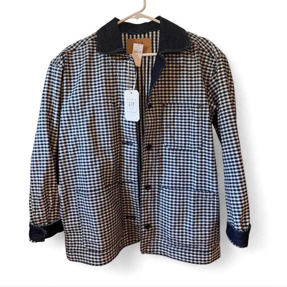 NWT Gap x Doen gingham jacket - Picture 2 of 7